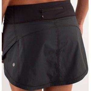 Lululemon Full Stride Black Skort